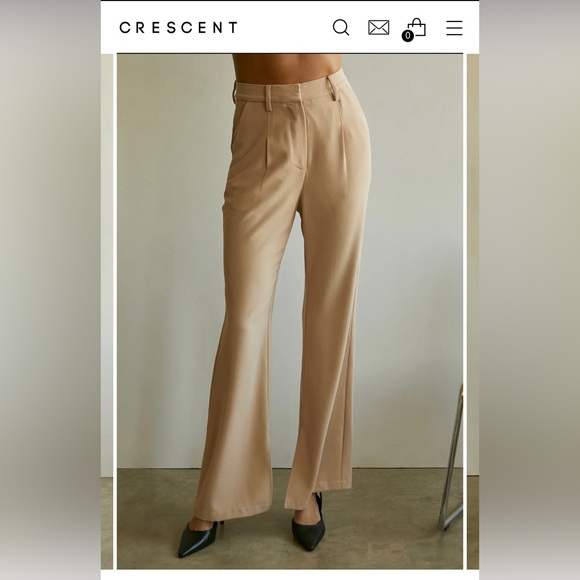 Wide leg Trousers with split hem - Picture 7 of 7